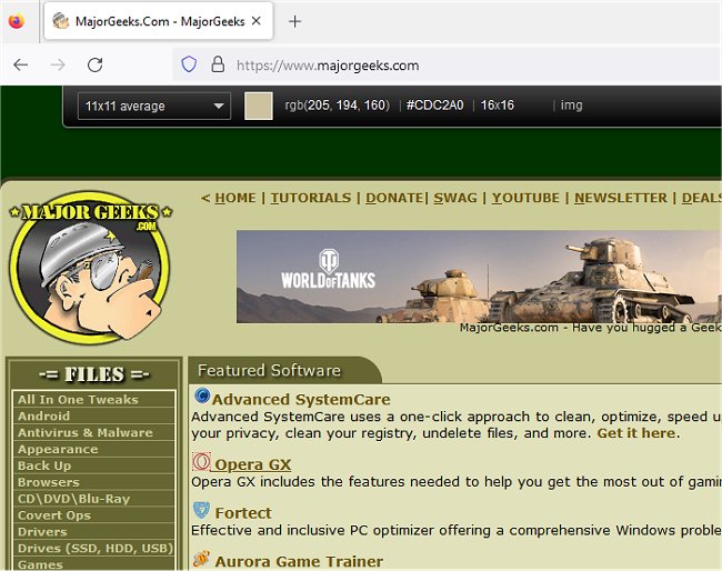 colorzilla for chrome and firefox