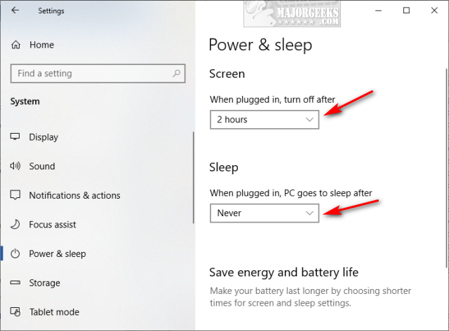 how to change sleep screen on windows 10