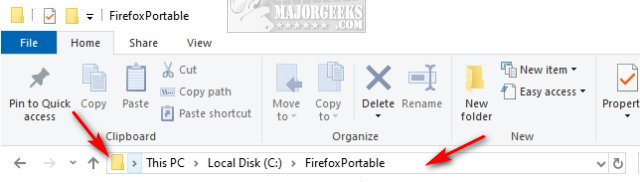 How to Show the Actual Path in Windows 10 File Explorer - MajorGeeks