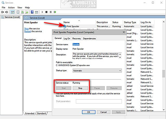 3 Ways to Enable or Disable the Print Spooler Service in Windows ...
