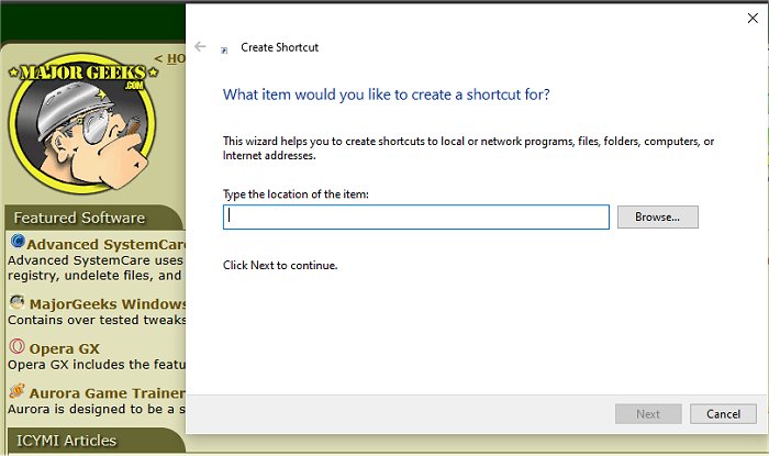 how to create a desktop shortcut 2  majorgeeks.jpg