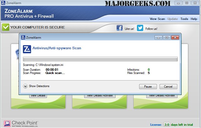 Download Zonealarm Free Antivirus Firewall Majorgeeks
