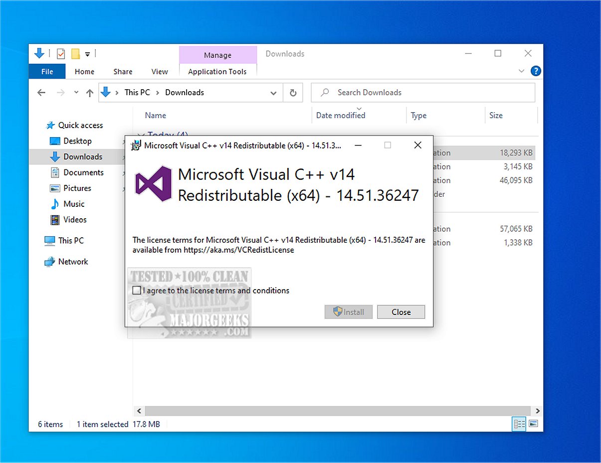 microsoft visual c++ 2015-2026 redistributable package majorgeeks.jpg