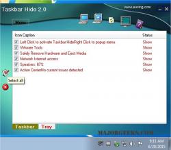 Official Download Mirror for Eusing Taskbar Hide