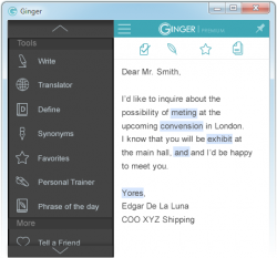 Official Download Mirror for Ginger Grammar and Spelling Checker