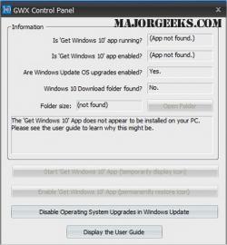 Official Download Mirror for GWX Control Panel