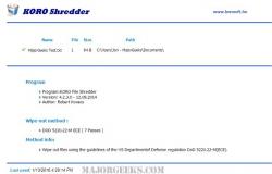 Official Download Mirror for KORO File Shredder