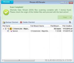 Official Download Mirror for Phrozen ADS (Alternate Data Stream) Revealer