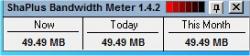 Official Download Mirror for ShaPlus Bandwidth Meter