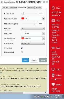 Official Download Mirror for Sidebar Diagnostics 
