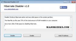 Official Download Mirror for Hibernate Disabler