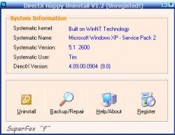 Official Download Mirror for DirectX Happy Uninstall