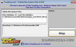 Official Download Mirror for Tweaking.com - Unhide Non System Files