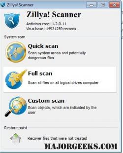 Official Download Mirror for Zillya! Scanner