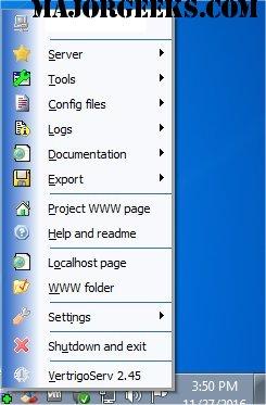 Official Download Mirror for VertrigoServ 32-Bit