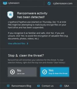 Official Download Mirror for Cybereason Ransomfree