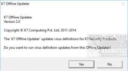 Official Download Mirror for K7 Offline Updater