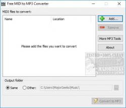 Official Download Mirror for Free MIDI to MP3 Converter