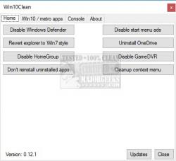 Official Download Mirror for Win10Clean