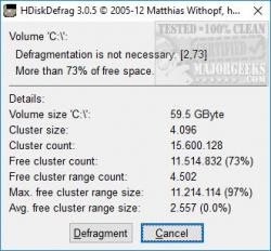 Official Download Mirror for HDiskDefrag