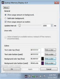 Official Download Mirror for Systray Memory Display