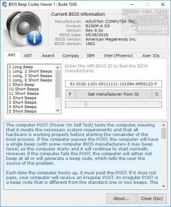 Official Download Mirror for BIOS Beep Codes Verifier