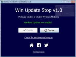 Official Download Mirror for NoVirusThanks Win Update Stop