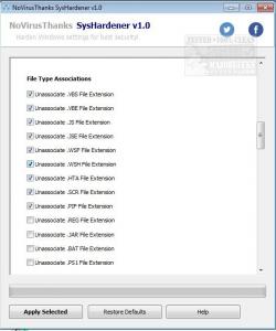 Official Download Mirror for NoVirusThanks SysHardener