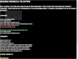Official Download Mirror for Megaman Chronicles: The Capture