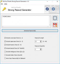 Official Download Mirror for NoVirusThanks Strong Passwd Generator