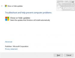 Official Download Mirror for Microsoft Show or Hide Updates Troubleshooter