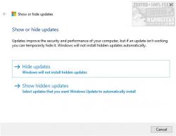 Official Download Mirror for Microsoft Show or Hide Updates Troubleshooter