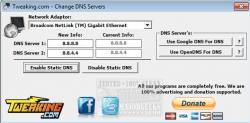 Official Download Mirror for Tweaking.com - Change DNS Servers