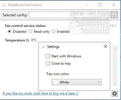 Official Download Mirror for NoteBook FanControl