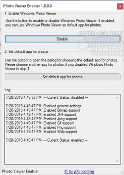 Official Download Mirror for Photo Viewer Enabler