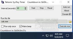 Official Download Mirror for SysTray Timer
