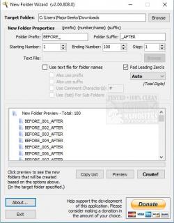 Official Download Mirror for New Folder Wizard