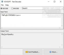 Official Download Mirror for VOVSOFT Text Decoder and Encoder