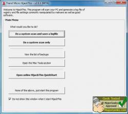 Official Download Mirror for Trend Micro HijackThis BETA