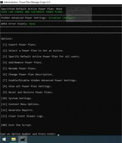 Official Download Mirror for Power Plan Manager Script 