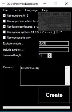 Official Download Mirror for QuickPasswordGenerator