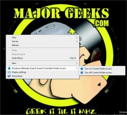 Official Download Mirror for Enable or Disable Windows Defender Exploit Guard Controlled Folder Access