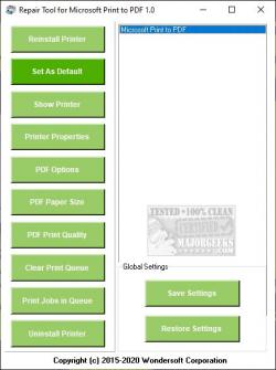 Official Download Mirror for Repair Tool for Microsoft Print to PDF