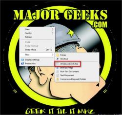 Official Download Mirror for Add New > Windows Batch File to the Windows 10 Context Menu