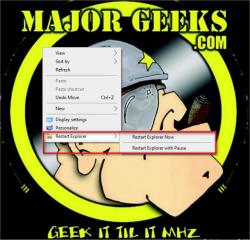 Official Download Mirror for Add 'Restart Explorer' Context Menu in Windows 10