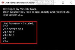 Official Download Mirror for .Net Version Checker