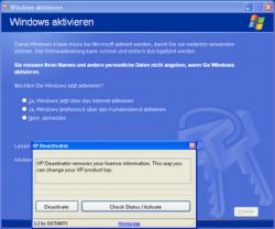 Official Download Mirror for XP Deactivator