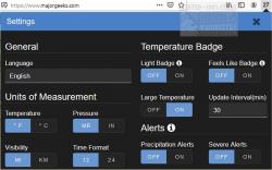 Official Download Mirror for Weather Extension for Chrome, Firefox, Edge, and Opera