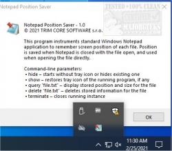 Official Download Mirror for Notepad Position Saver