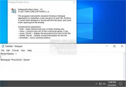 Official Download Mirror for Notepad Position Saver